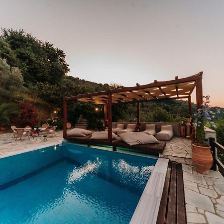 Elysian Luxury Villa Pelion Tsagarada Exteriér fotografie
