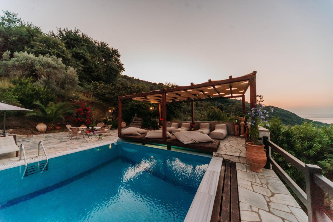 Elysian Luxury Villa Pelion Tsagarada Exteriér fotografie