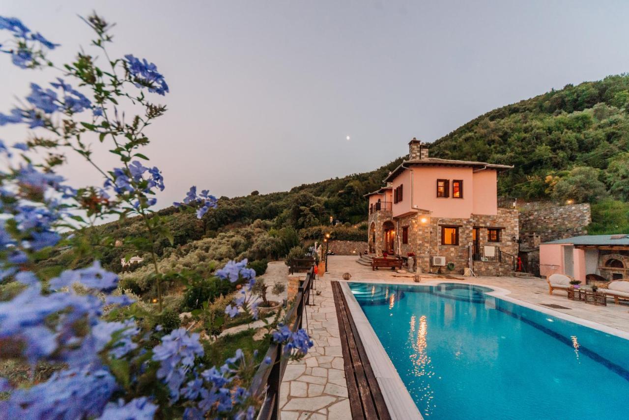 Elysian Luxury Villa Pelion Tsagarada Exteriér fotografie