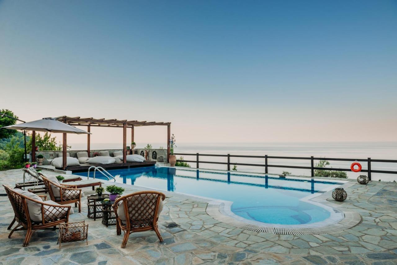 Elysian Luxury Villa Pelion Tsagarada Exteriér fotografie