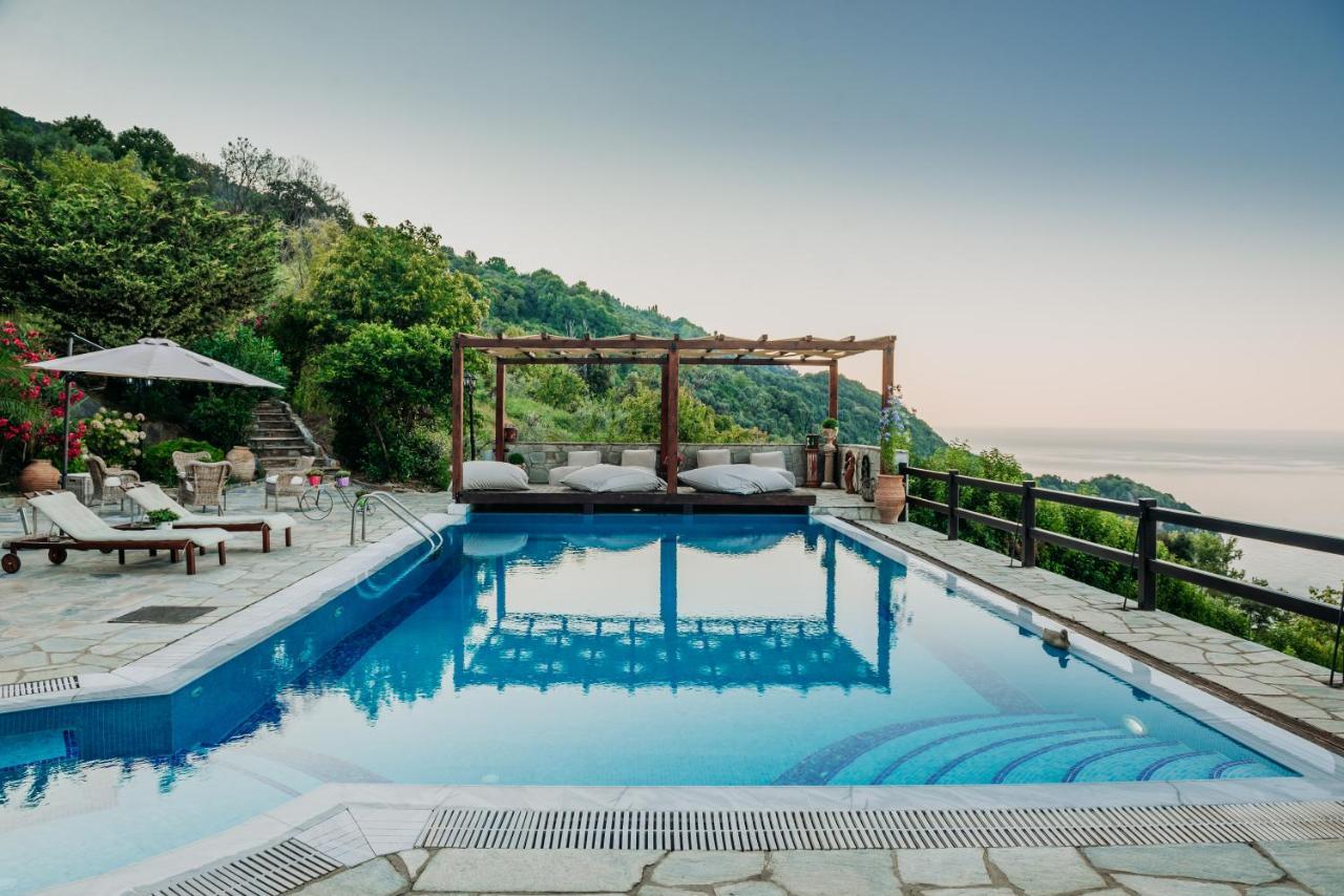 Elysian Luxury Villa Pelion Tsagarada Exteriér fotografie
