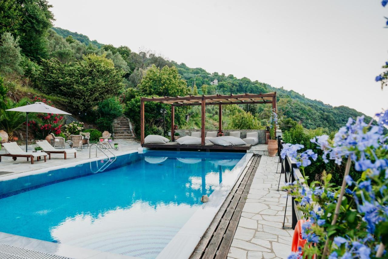 Elysian Luxury Villa Pelion Tsagarada Exteriér fotografie